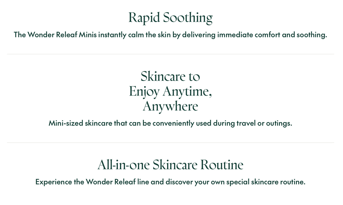 Wonder Releaf Centella Mini Kit Unscented – Purito