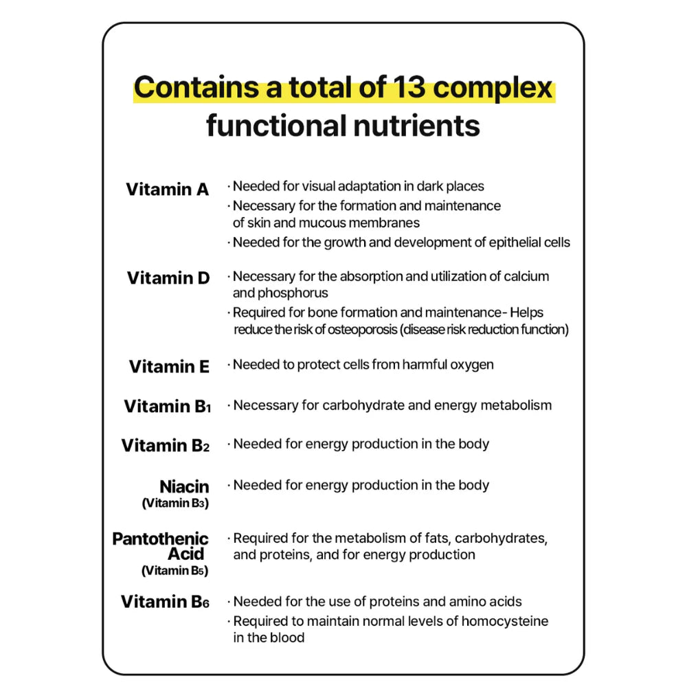 Vita-Tok Multi-Vitamin (7ea / 7 days) – Skinnylab
