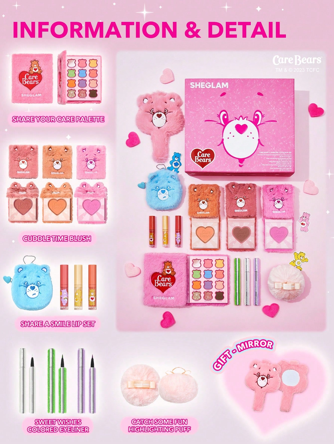 Set de la Colección Ositos Cariñositos - SHEGLAM