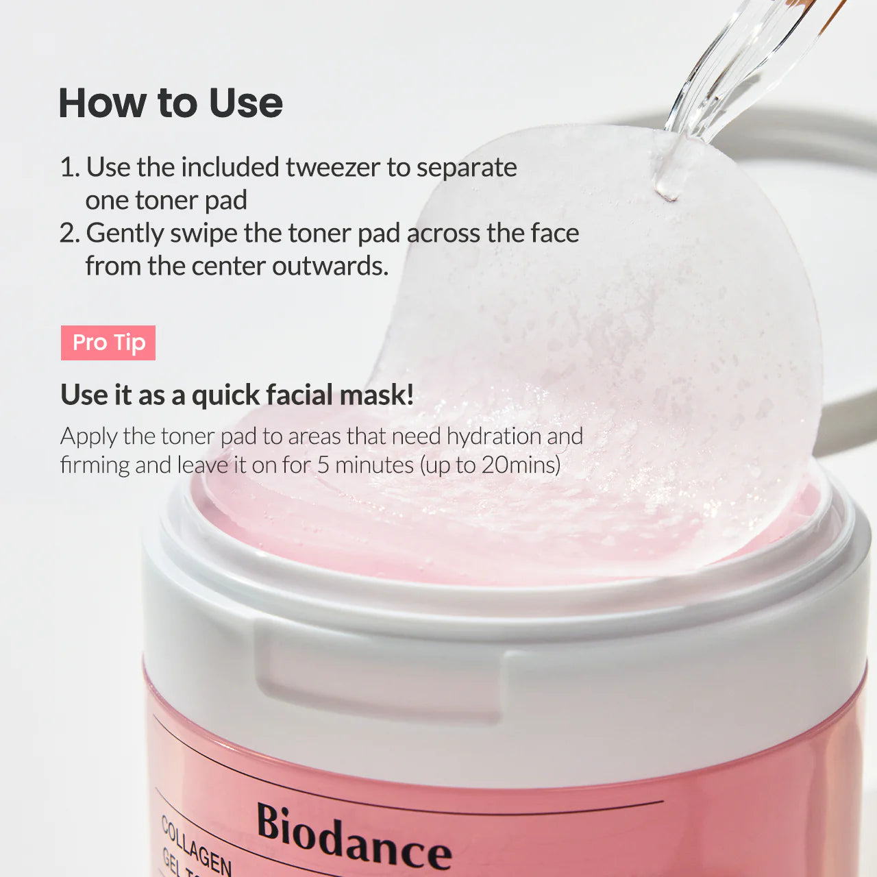 Collagen Gel Toner Pads – Biodance