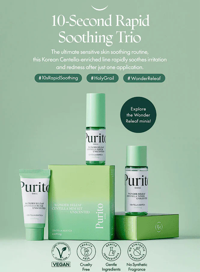 Wonder Releaf Centella Mini Kit Unscented – Purito