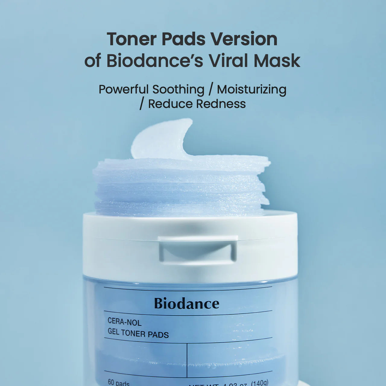 Cera-nol Gel Toner Pads – Biodance