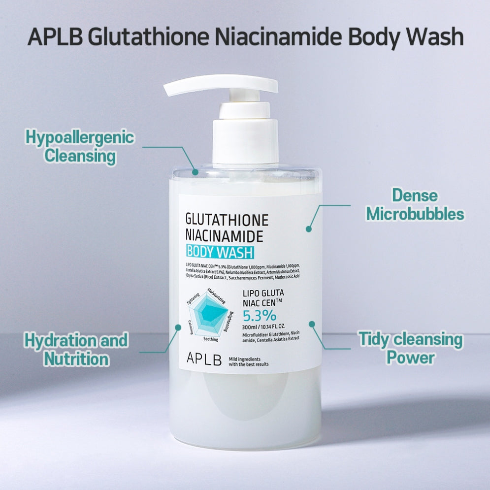 Glutathione Niacinamide Body Wash 300ml – APLB