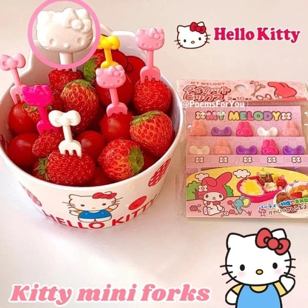 Palillos para comida Hello Kitty