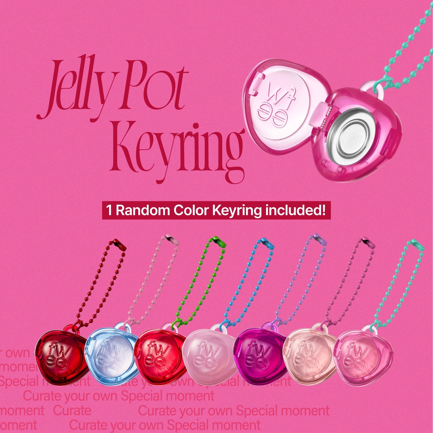 Keyring Lip & Cheek Glowy Jelly Pot Couverture– Fwee