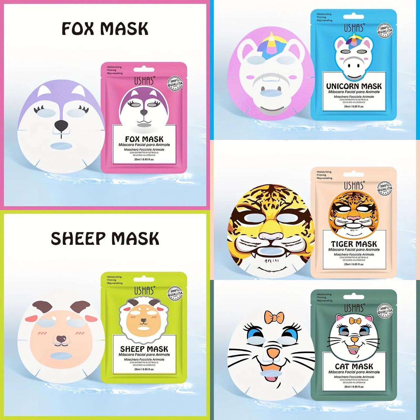 Mascarilla de animales - Ushas