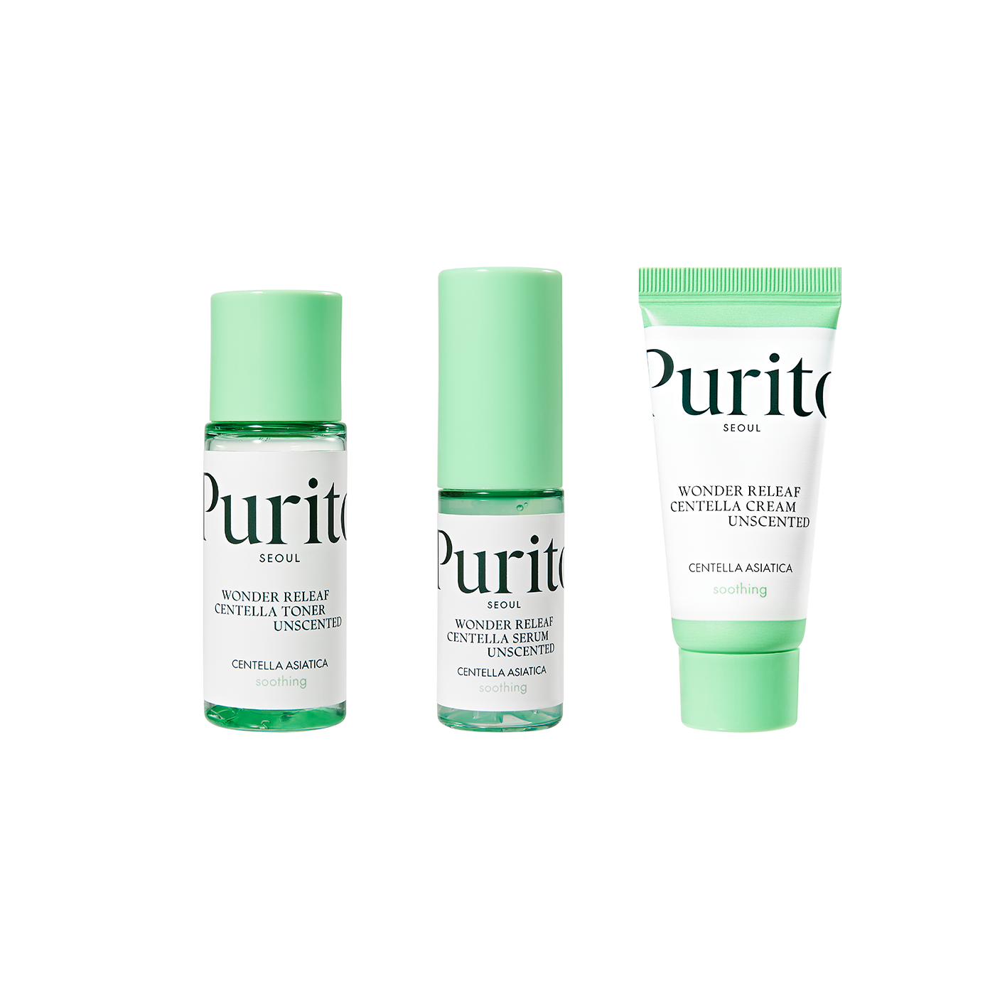 Wonder Releaf Centella Mini Kit Unscented – Purito