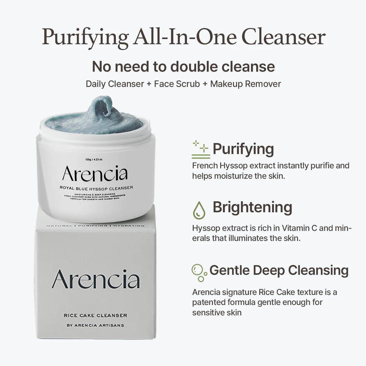 Royal Blue Hyssop Cleanser – Arencia