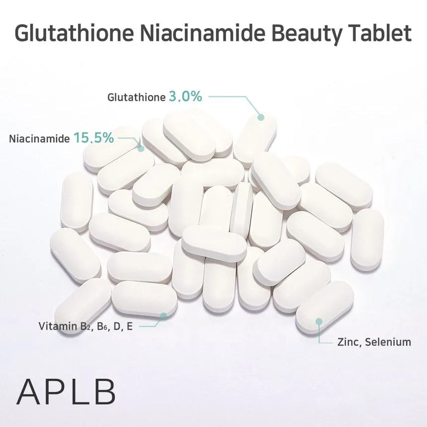Glutathione Niacinamide Beauty Tablets – APLB