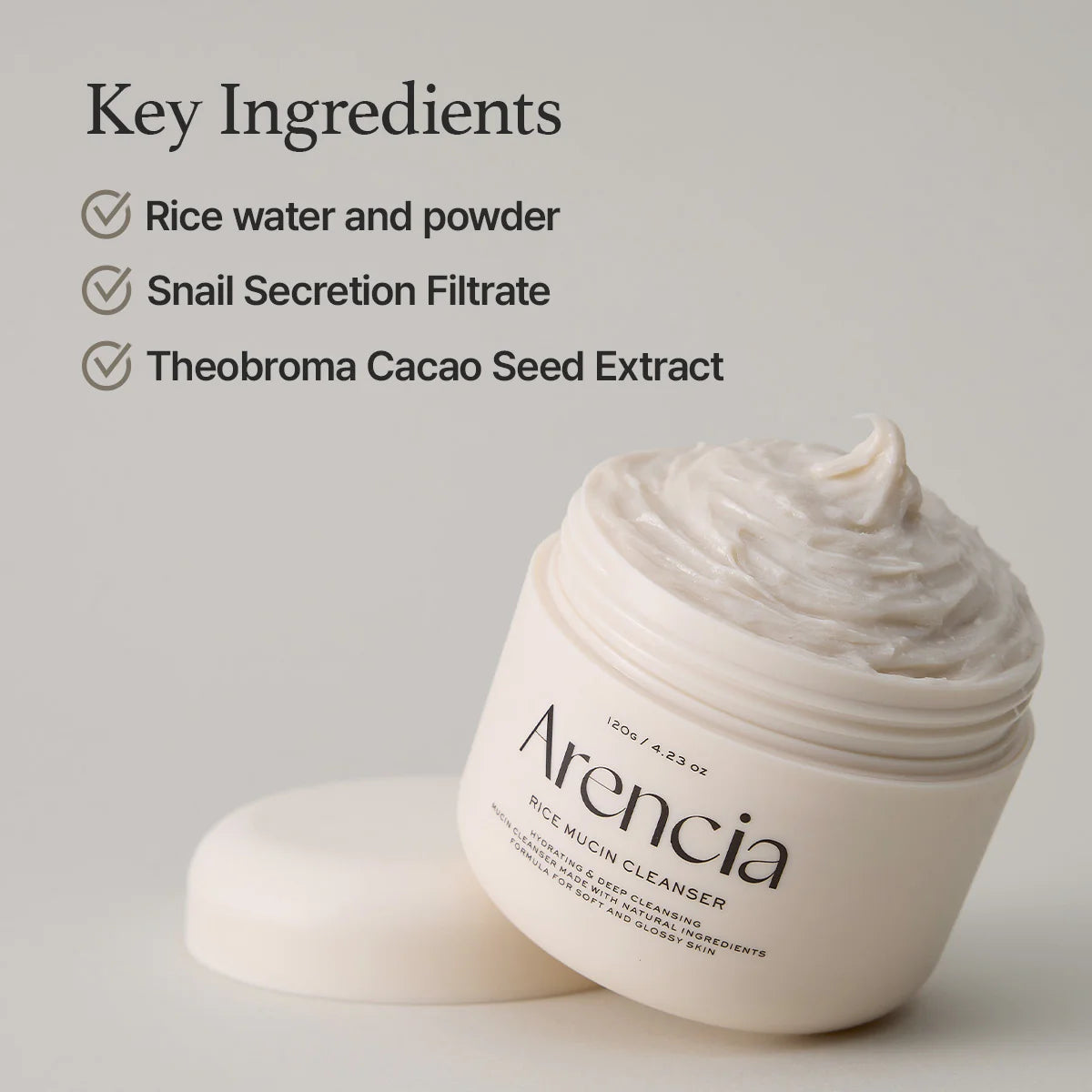 Rice Mucin Cleanser – Arencia